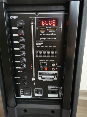 Nešiojama garso sistema 2x10" (25cm) 900W Dualit2 Xplore XP8818